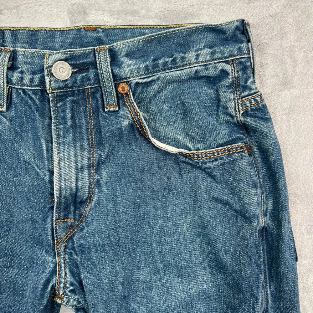Levi's 511 Slim Fit Jeans Mens 30x31 Blue Medium Wash Denim Distressed